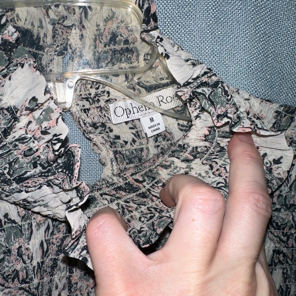 Ophelia Roe Smock Paisley Blouse - Picture 4 of 13